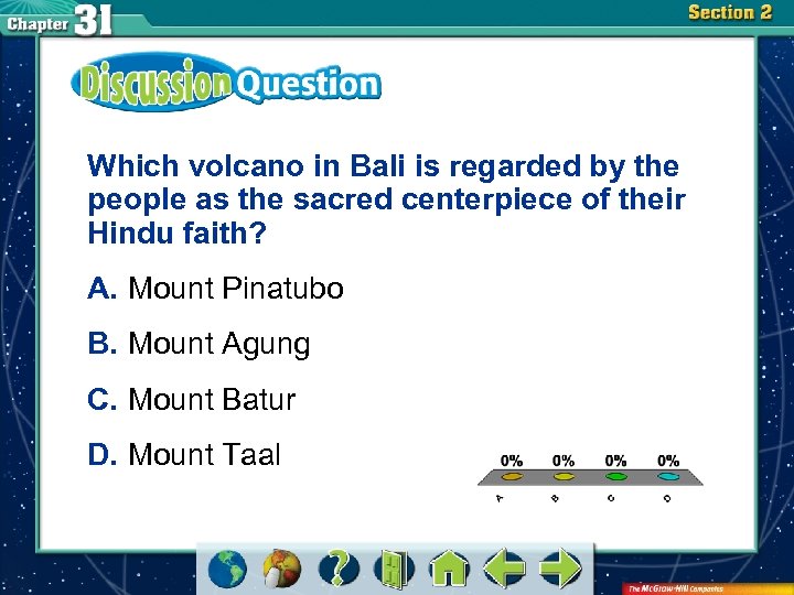 Which volcano in Bali is regarded by the people as the sacred centerpiece of