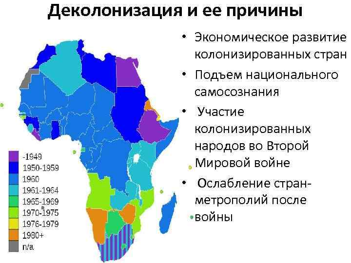 Распад колониальной. Деколонизация после второй мировой войны карта. Этапы деколонизации Африки. Деколонизация Африки после второй мировой войны. Карта Африки после деколонизации.