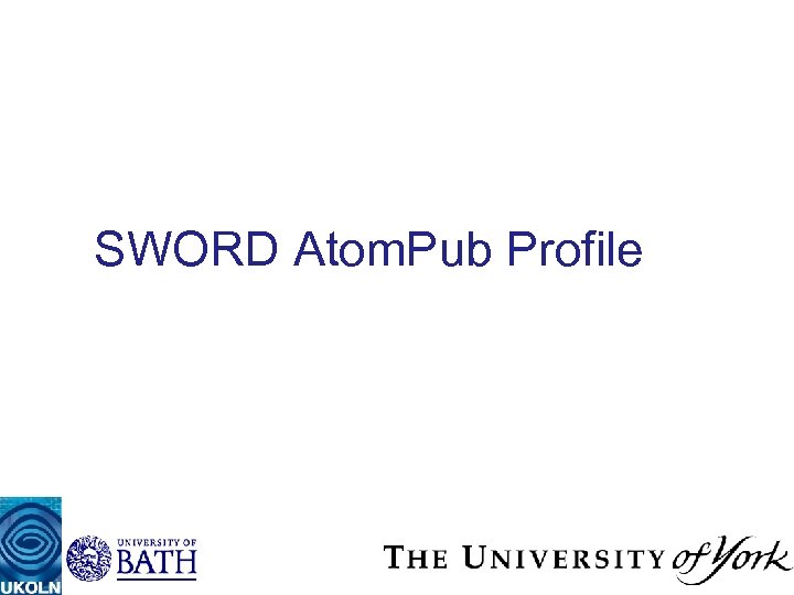 SWORD Atom. Pub Profile 