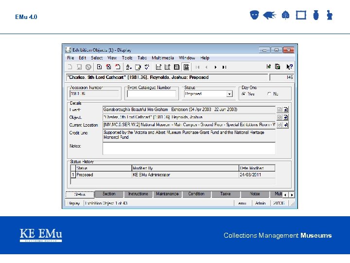 EMu 4. 0 Collections Management Museums 
