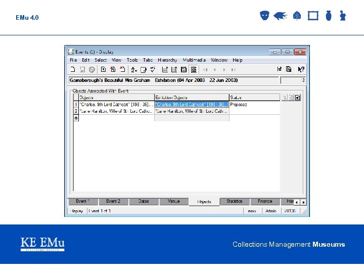 EMu 4. 0 Collections Management Museums 