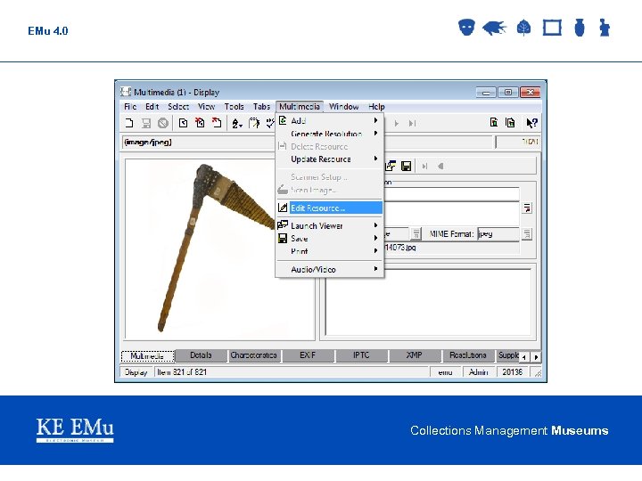 EMu 4. 0 Collections Management Museums 
