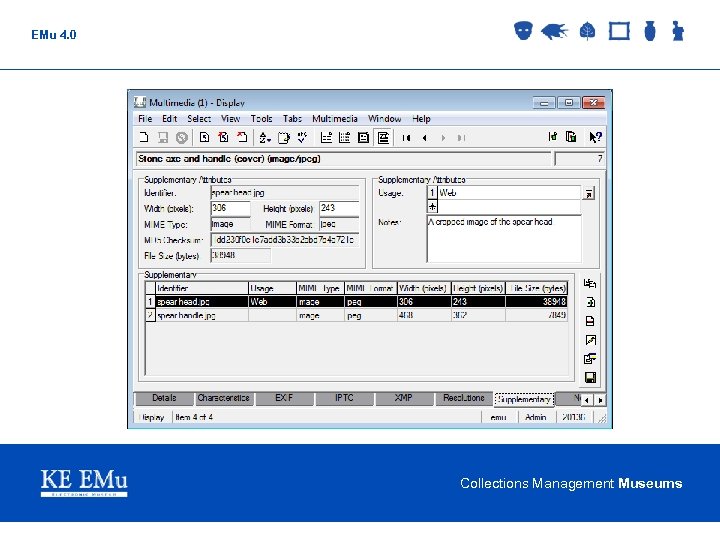EMu 4. 0 Collections Management Museums 