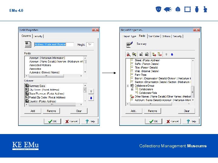 EMu 4. 0 Collections Management Museums 