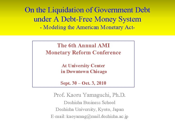 On the Liquidation of Government Debt under A Debt-Free Money System - Modeling the