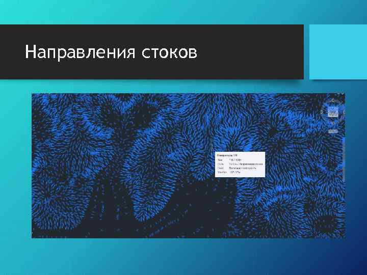 Направления стоков 