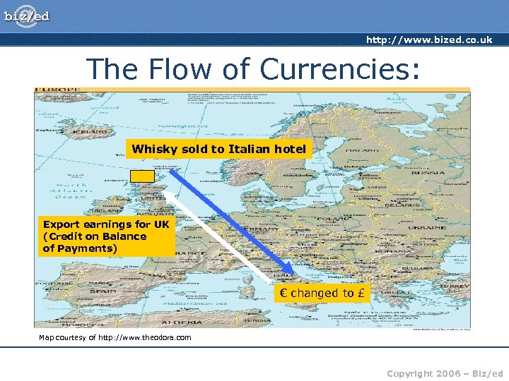 http: //www. bized. co. uk The Flow of Currencies: Whisky sold to Italian hotel