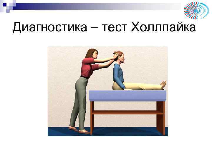 Диагностика – тест Холлпайка 