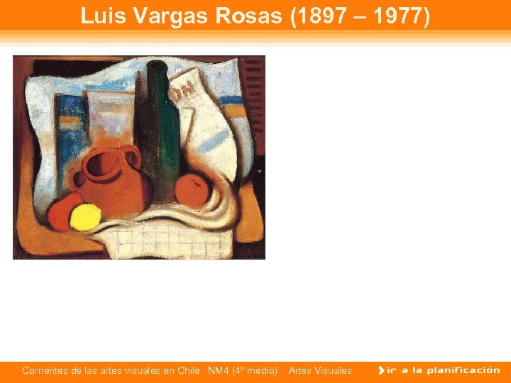 Luis Vargas Rosas (1897 – 1977) Corrientes de las artes visuales en Chile NM