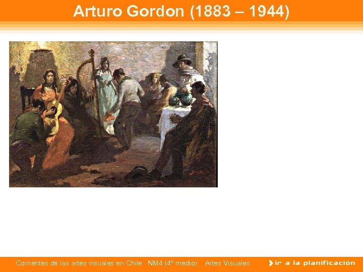 Arturo Gordon (1883 – 1944) Corrientes de las artes visuales en Chile NM 4