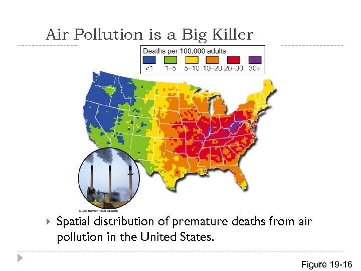 Air Pollution is a Big Killer Spatial distribution of premature deaths from air pollution