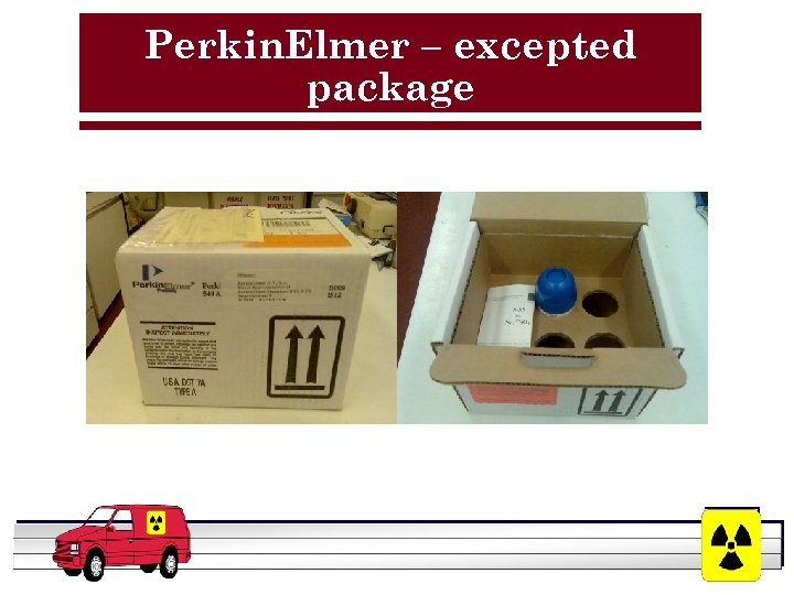 Perkin. Elmer – excepted package YOUR LOGO HERE 