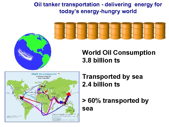 Oil tanker transportation - delivering energy for today’s energy-hungry world World Oil Consumption 3.