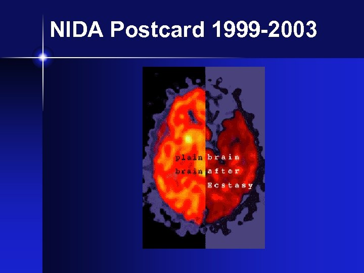 NIDA Postcard 1999 -2003 