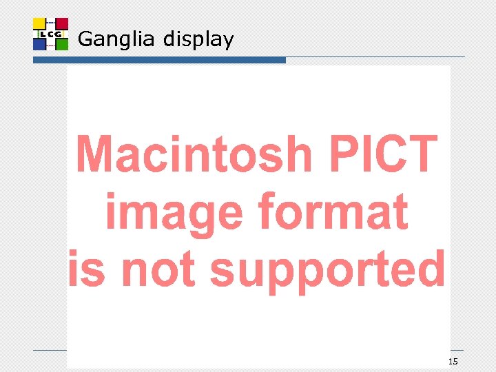 Ganglia display 15 