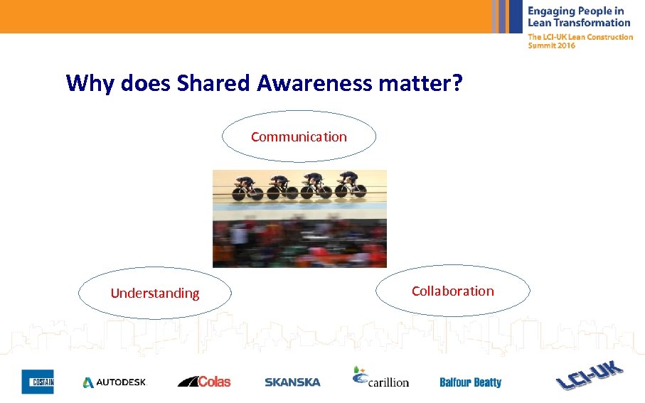 Why does Shared Awareness matter? Communication Understanding Collaboration 