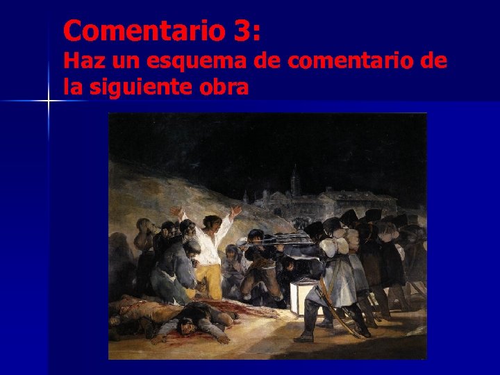 Comentario 3: Haz un esquema de comentario de la siguiente obra 