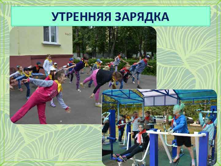 УТРЕННЯЯ ЗАРЯДКА 