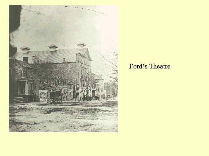 Ford’s Theatre 