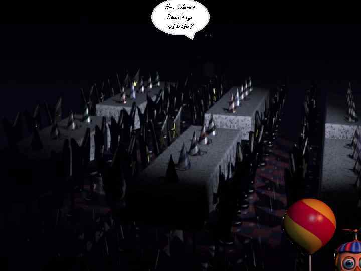 Hm… where’s Bonnie’s eye and holder? 