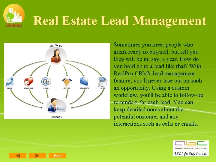 Real Estate Lead Management Sometimes you meet people who aren't ready to buy/sell, but