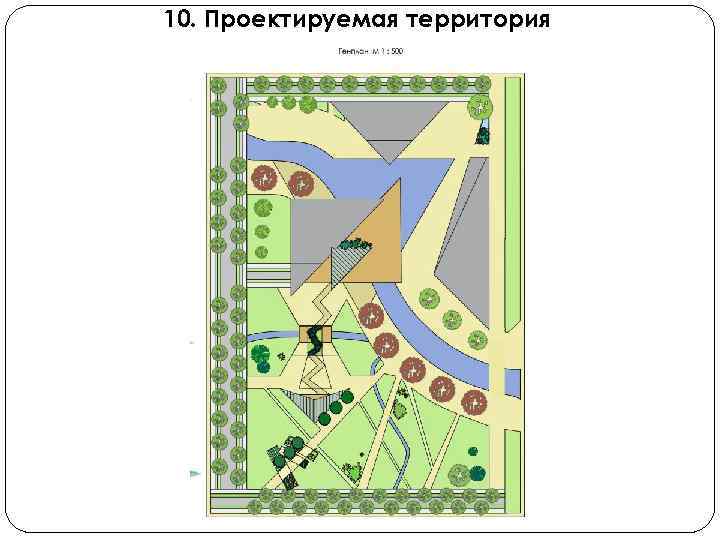 10. Проектируемая территория Генплан 
