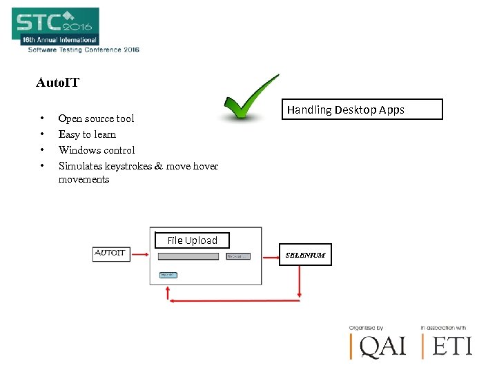 Auto. IT • • Open source tool Easy to learn Windows control Simulates keystrokes