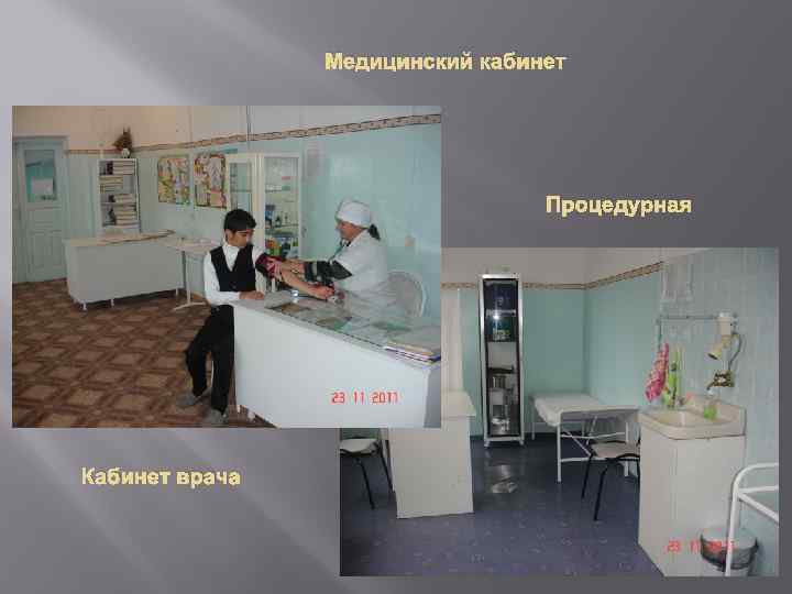 Медицинский кабинет Процедурная Кабинет врача 