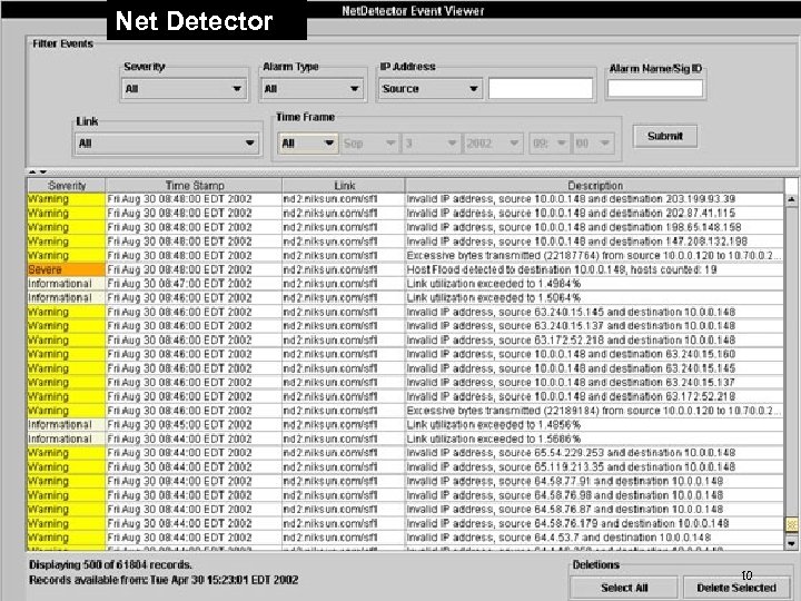 Net Detector 10 