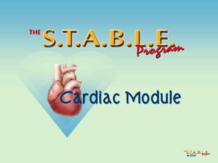 Cardiac Module © 2003 