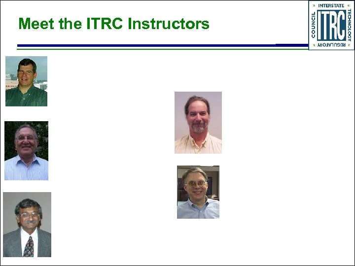 Meet the ITRC Instructors 