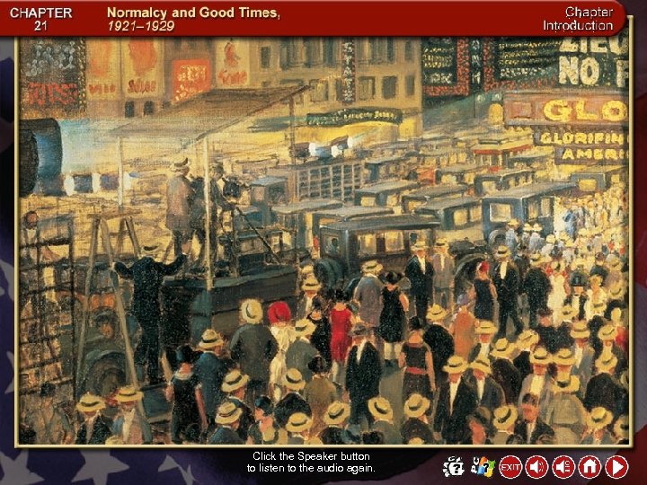 Click the Speaker button to listen to the audio again. 