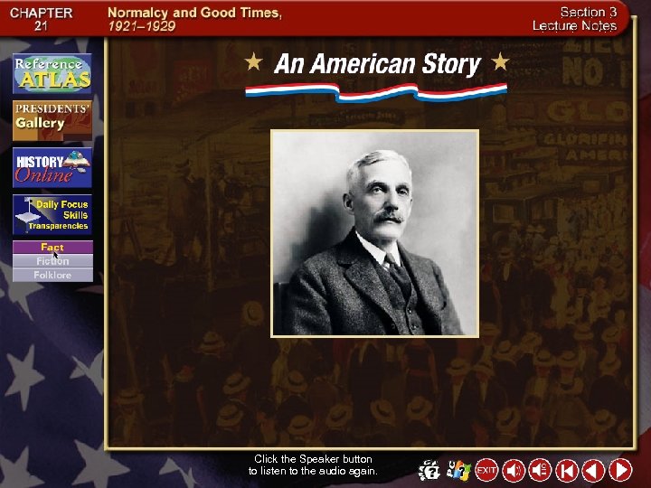 Click the Speaker button to listen to the audio again. 