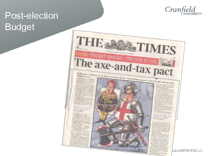 Post-election Budget 