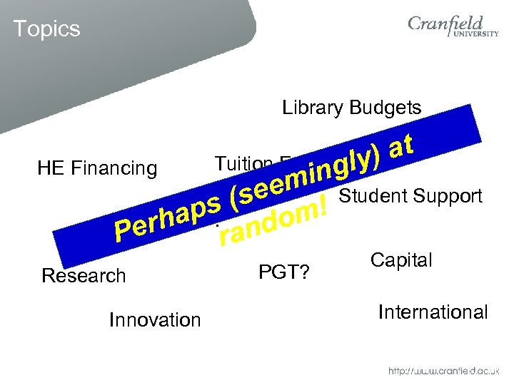 Topics Library Budgets Tuition Fees ) at gly in eem Student Support (s aps