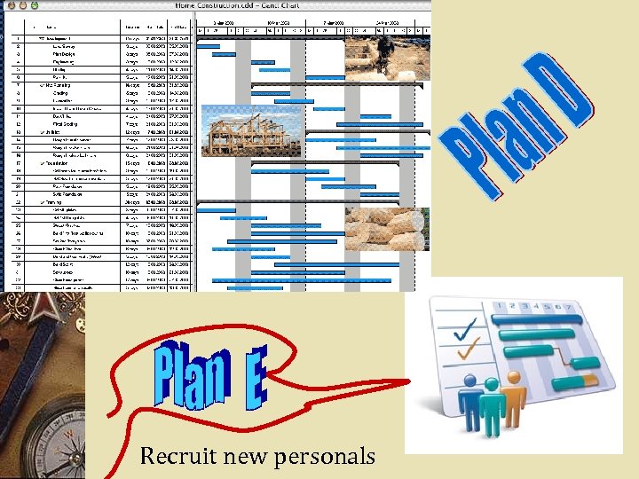 Recruit new personals 