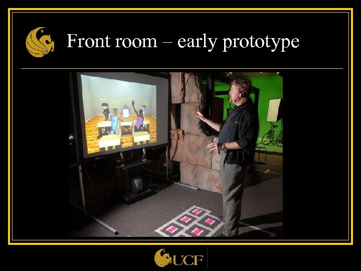 Front room – early prototype 