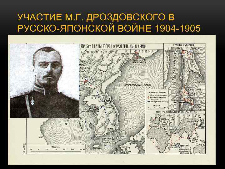 УЧАСТИЕ М. Г. ДРОЗДОВСКОГО В РУССКО-ЯПОНСКОЙ ВОЙНЕ 1904 -1905 
