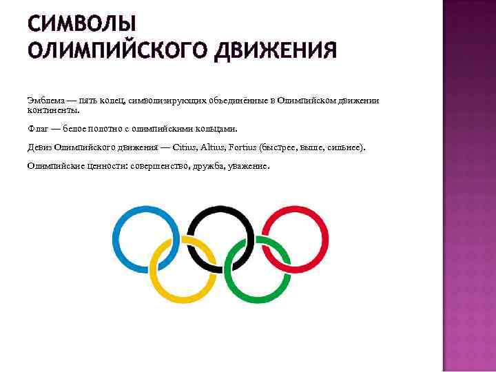 Континенты символизирующие кольца в олимпийской эмблеме. Символ олимпийского движения. Девиз олимпийского движения. Девиз и символика Олимпийских игр. Олимпийский девиз и символика.