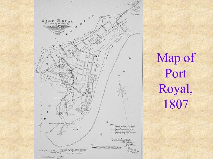 Map of Port Royal, 1807 