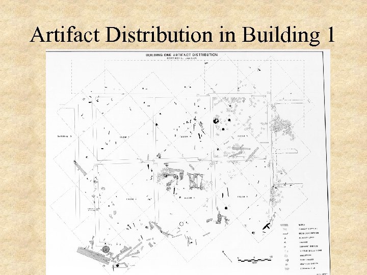 Artifact Distribution in Building 1 