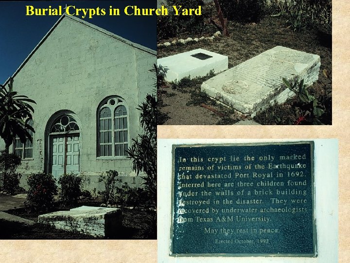 Burial Crypts in Church Yard 