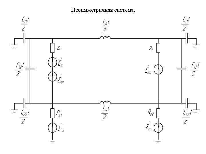 Несимметричная система. 