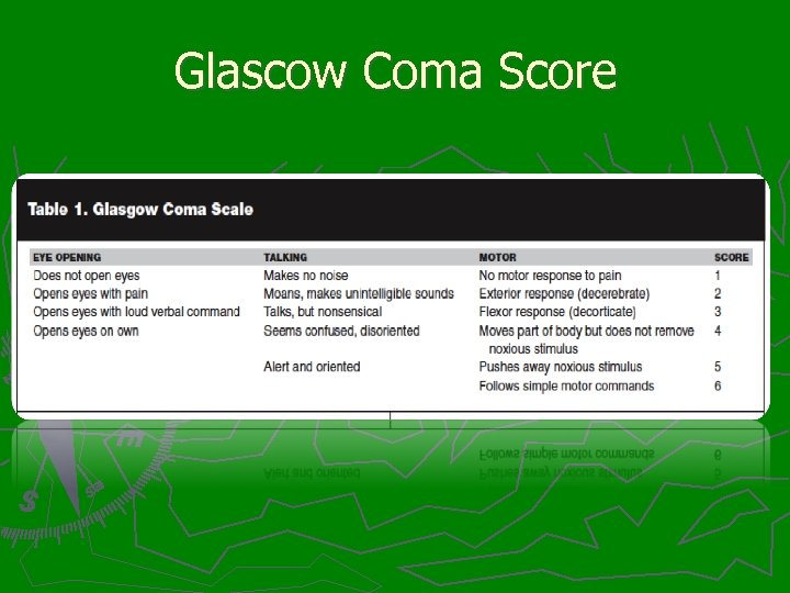 Glascow Coma Score 