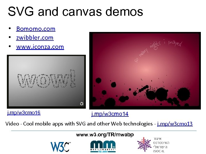 SVG and canvas demos • Bomomo. com • zwibbler. com • www. iconza. com