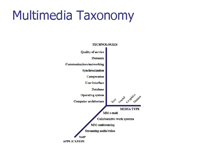 Multimedia Taxonomy 