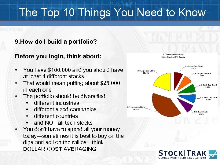 The Top 10 Things You Need to Know 9. How do I build a