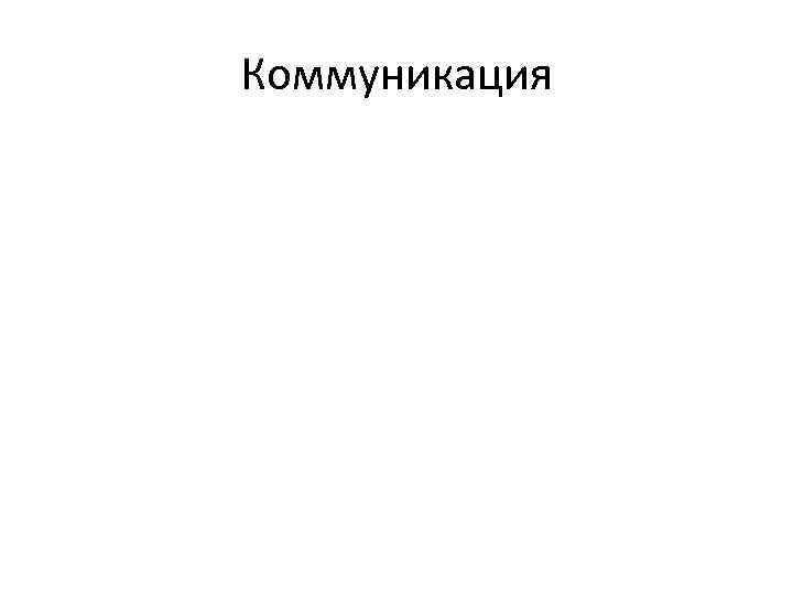 Коммуникация 