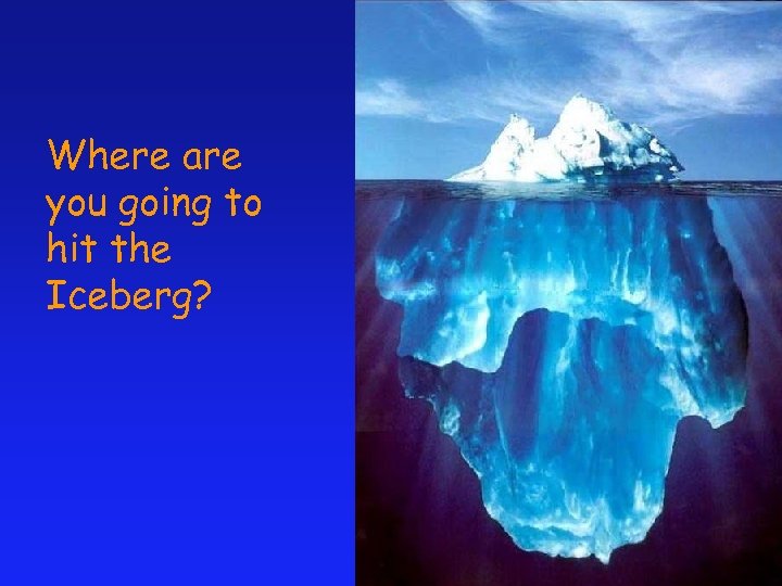 Where are you going to hit the Iceberg? Physics 101: Lecture 17, Pg 8