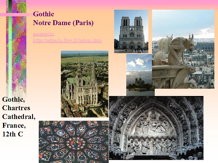 Gothic Notre Dame (Paris) gargoyles http: //ndparis. free. fr/index. html Gothic, Chartres Cathedral, France,